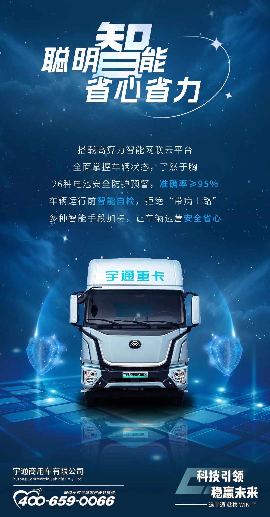 產品博覽 | 一圖探索宇通底置換電牽引車的卓越優勢