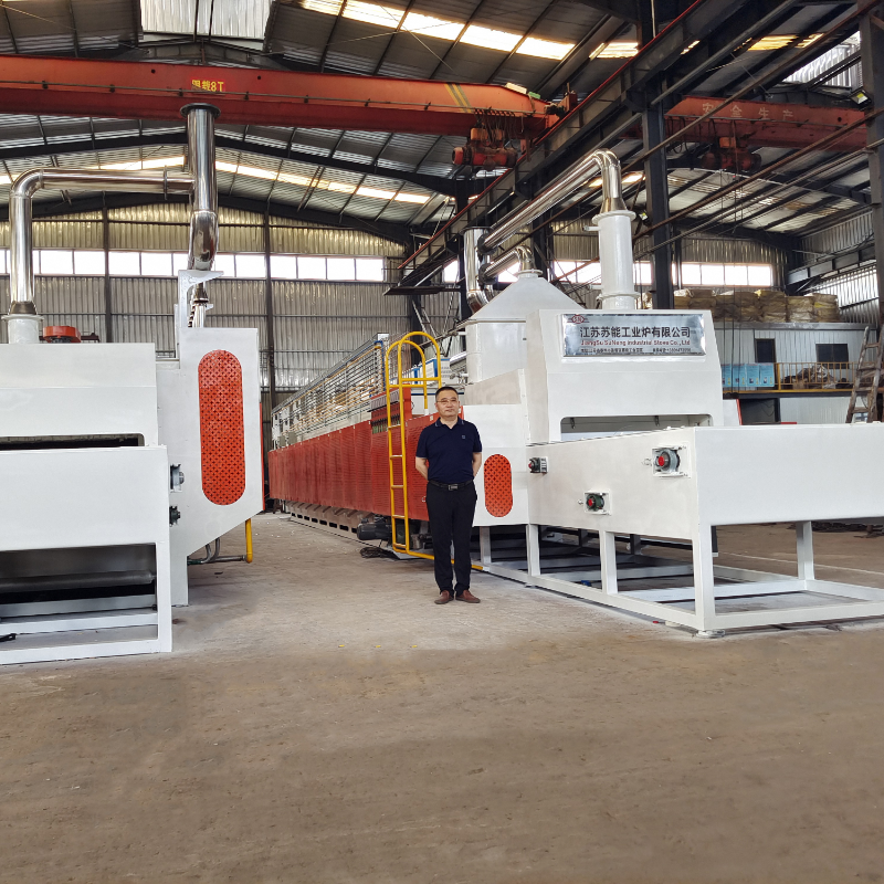 可控氣氛網(wǎng)帶爐生產(chǎn)線